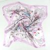 Fashion Brand Female Pink Scarf Hijab,Women Polyester Silk Scarf Printed,Flowers Design Satin Big Square Scarf/Shawl For Ladies