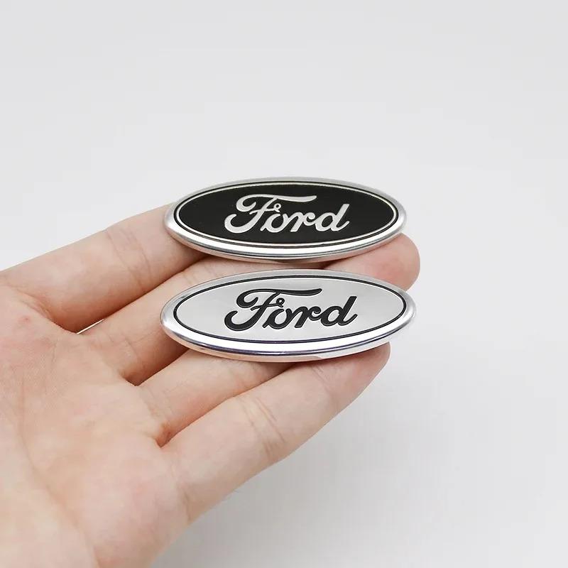 LLKC3 5.8cm Car Steering Wheel Center Badge Logo Sticker Steering Wheel Logo Sticker For Ford Focus 3 MK2 Fiesta MK7 Mondeo MK4 Fusion