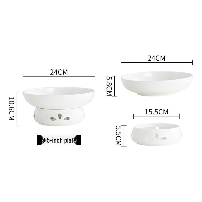 Ceramic Candle Warming Serving Plate
