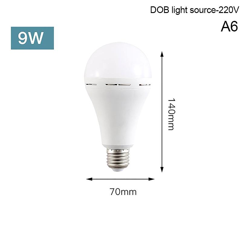 7W/9W/12W/15W Rechargeable Led Light Bulb Handheld Energy-Saving Light Bulb Household Power Failure Emergency Light Bulb
