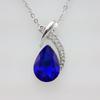 Korean Fashion Glass Crystal Water Drop Necklace Pendant