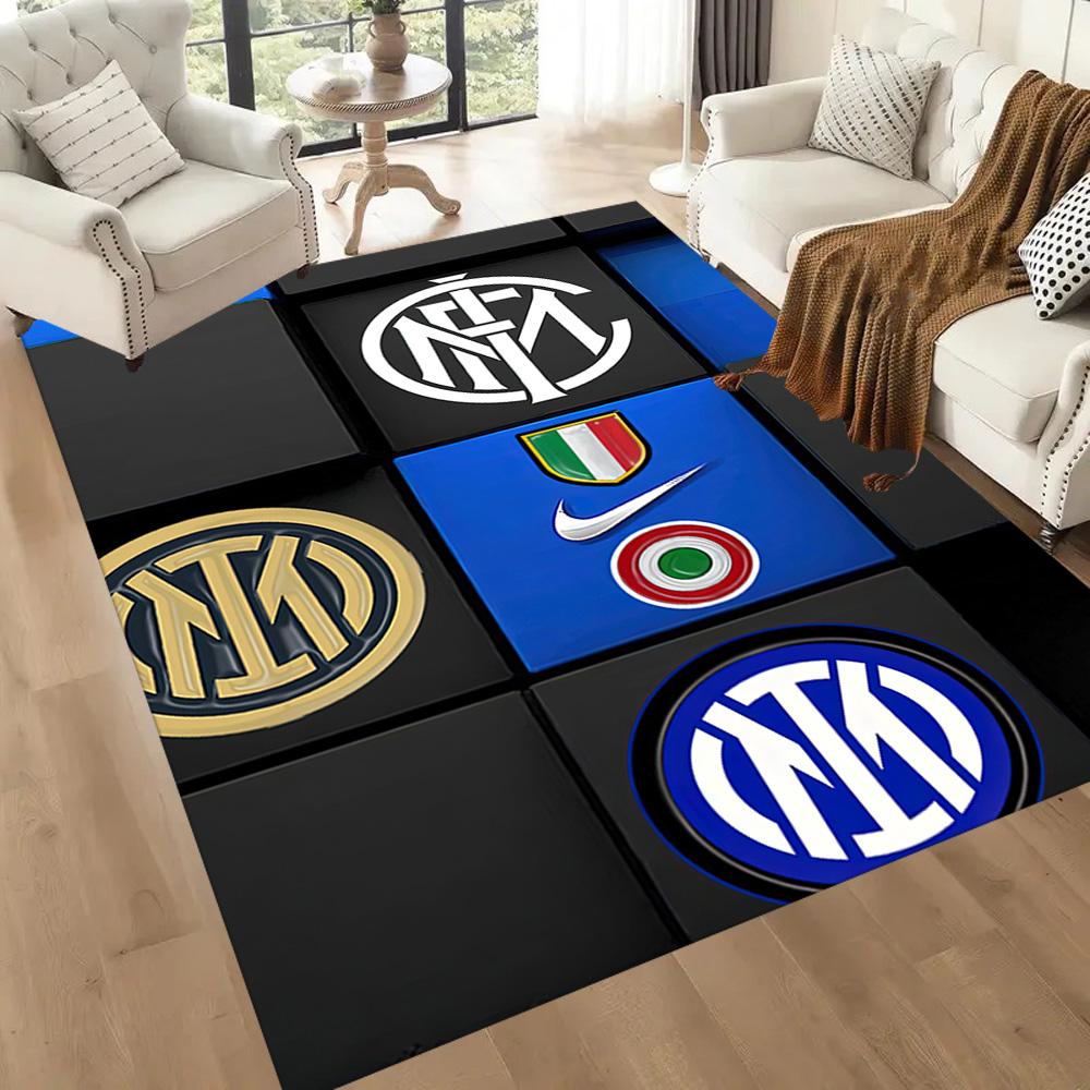 Inter Milan Floor Mat Perfect For Decorate Room Living Rooms Bedrooms Playrooms Antislip Rug Anime Office Decor Birthdaychristmas Gift