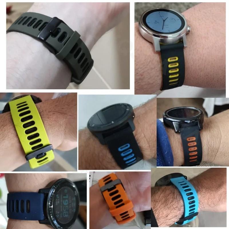 22mm Silikonarmband für Suunto RACE S Vertical Smartwatch Ersatzband Armband für Suunto 9 Peak Pro / 5 Peak Armband