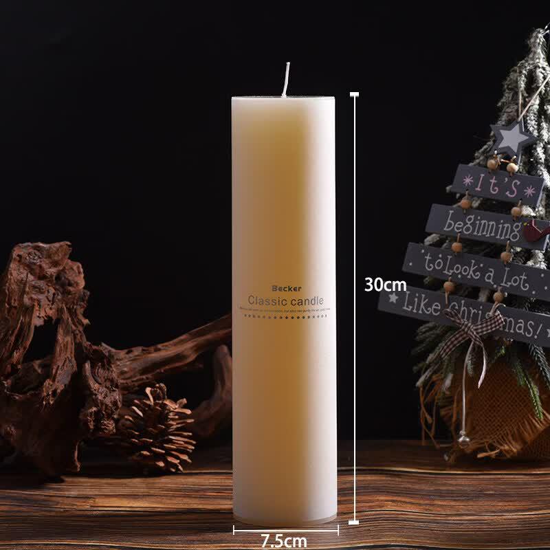 LIEI Classic Ivory White Decorative Candle