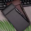 Conference Leather A4&A6 Splint Pad with Magnetic Closure for Hotel Guest Document Organization