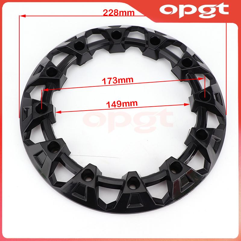 OPGT 8 Inch Wheel Trim Hub Protection Decor Rim Cap Plastic Cover Tires For ATV Go Kart Dune Buggy Quad Bike 4 Wheeler Vehicle