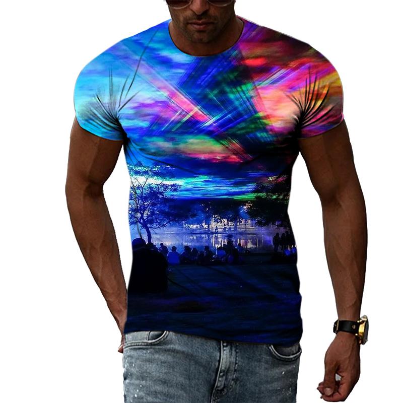 

Футболки с графическим рисунком для мужчин, летняя мода, футболка с интересным индивидуальным принтом, трендовый топ в стиле Харадзюку в стиле хип-хоп 6XL