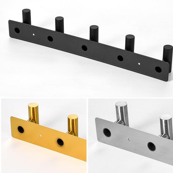 Self-Adhesive Storage Hook Towel Hanger Strong Load-bearing Anti-Rust Simple Installation