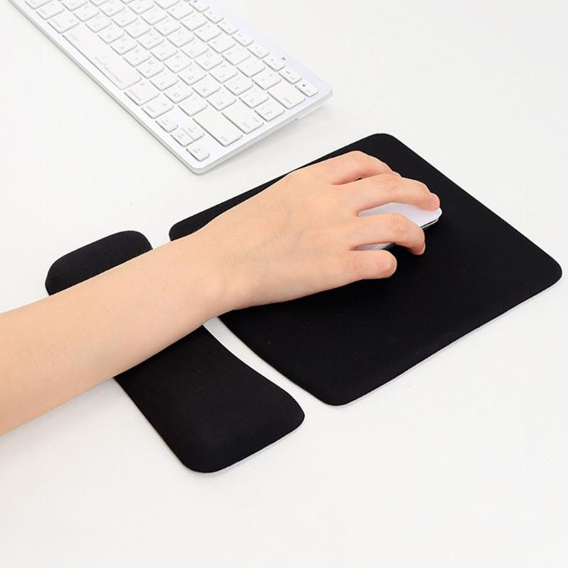 Flexible Split Design Silicone Wrist Rest Mousepad Skid Comfort Computer Accessory