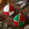 DIY Christmas Fabric Ball Ornaments - Wrapping Cloth Scene Decoration for Trees