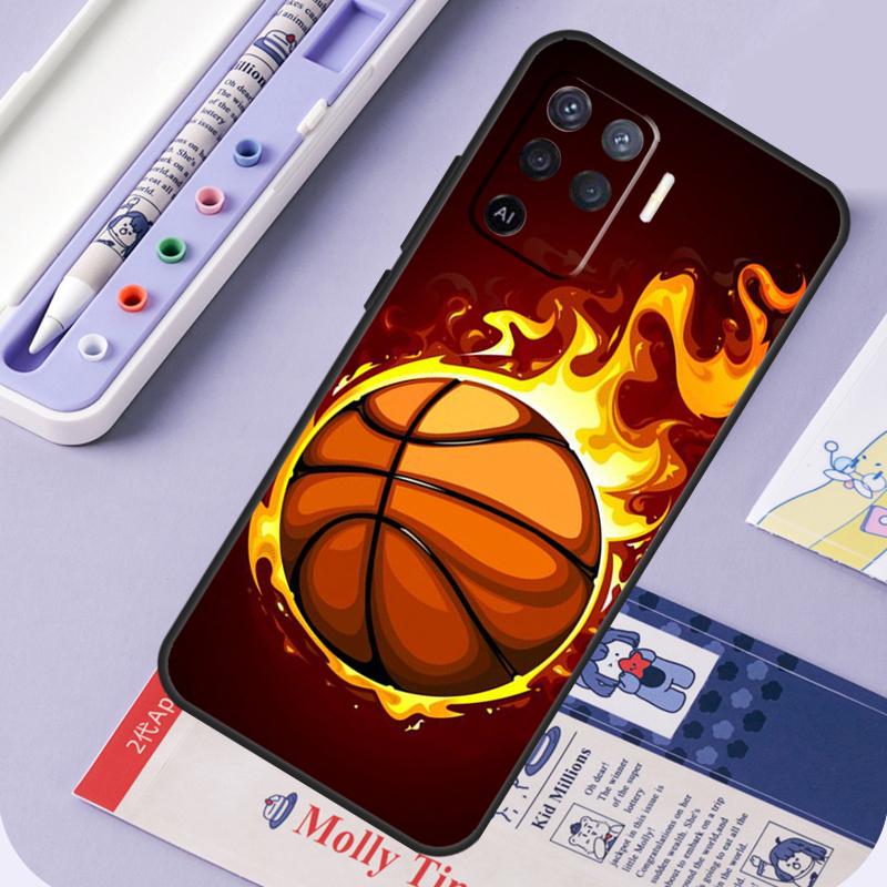 Basketball Basket Phone Case For OPPO A52 A72 A53S A94 A74 A54 A15 A16 A1K A5 A9 A31 A53 A83 A91 A93 Cover