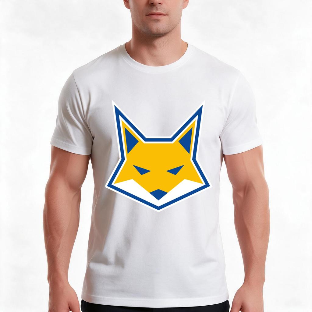 Fox Tshirt Summer Casual Cotton Tee Oversized Streetwear Tops Vintage Graphic Print Loose Fit Short Sleeve 100 Cotton