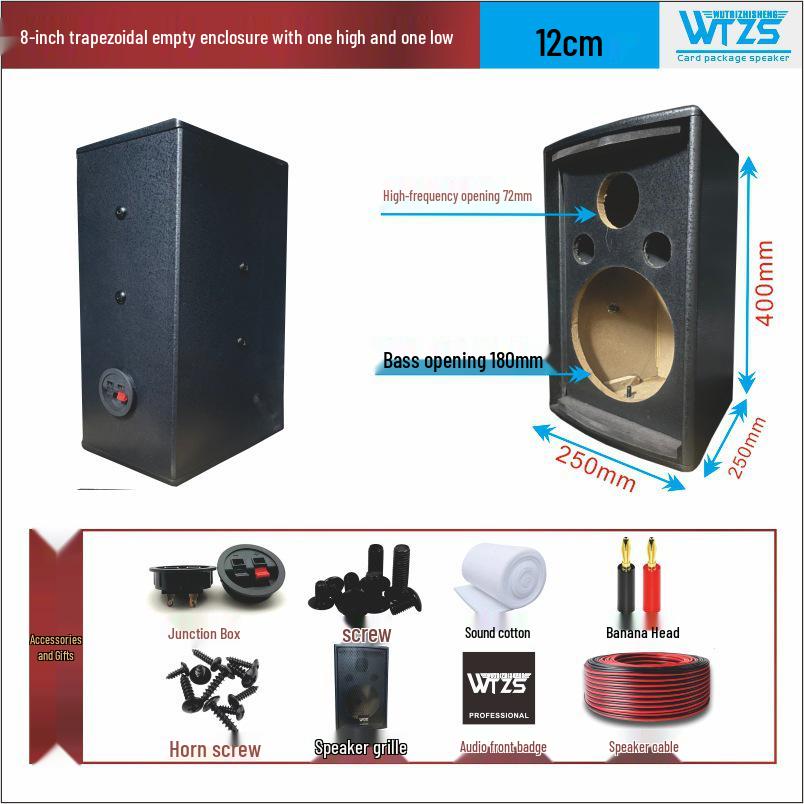 Home Audio KTV 3-Way Speaker Cabinet: 8, 10, 12 Inch Wooden Dance/Meeting