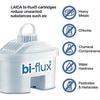 Cartouche Filtrante Bi-Flux Plastique Blanc - LAICA F6M - Améliore la qualité de l'eau - Pack de 6