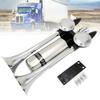 1pc 12V/24V 155DB Super Echo Loud Air Horn Set for Semi or Large Truck