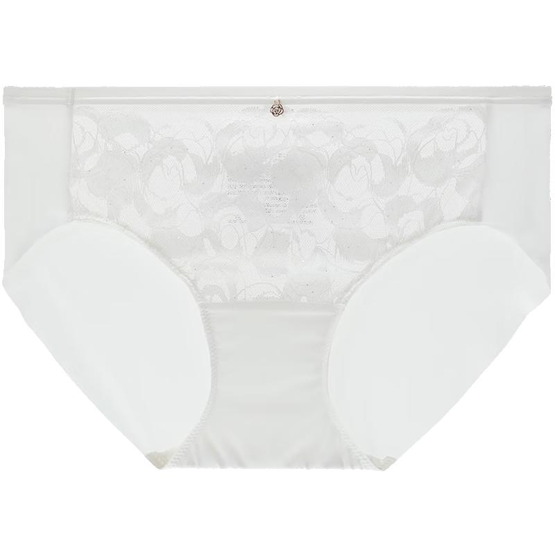 Anlifang Mint Mambo Lace Low-Rise Briefs for Women