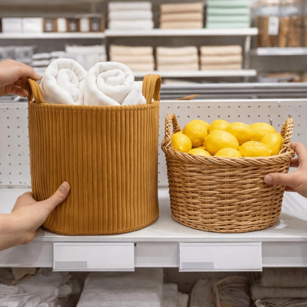 Folding Clothes Toys Organizer Large Capacity Sundries Organizer Storage Hamper Balcony