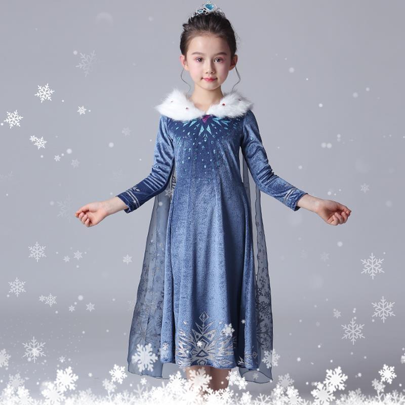 

Elegant Frozen Princess Elsa Dress For Girls Ideal Christmas Party Outfit 150