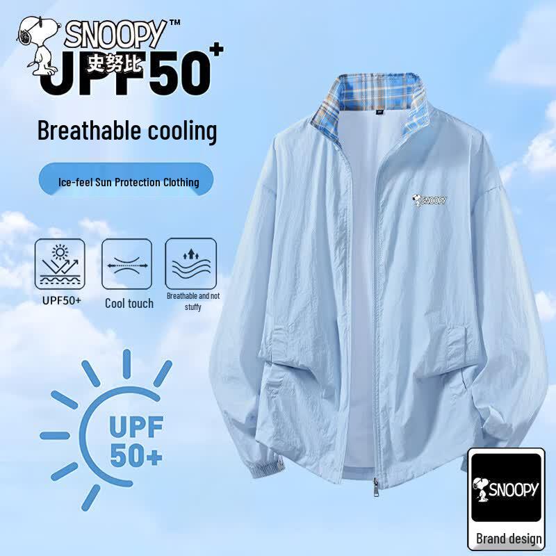 SNOOPY Men s Ice-Cool Quick-Dry UV Protection Jacket XL