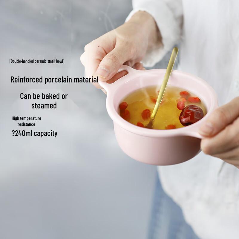 Buydeem Ceramic Double-Ear Stew Bowl