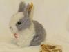 Steiff Alpaca Dwarf "DORMILI Rabbit" Gray
