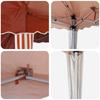 Pop Up Party Tent 575 X 289 X 245 Cm Terracotta