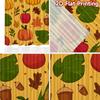 2D FLAT PRINTING 2pcs Curta (easter Decor) Autumn Harvest Scene Fashionable Popular Curta Durable Polyester Curta