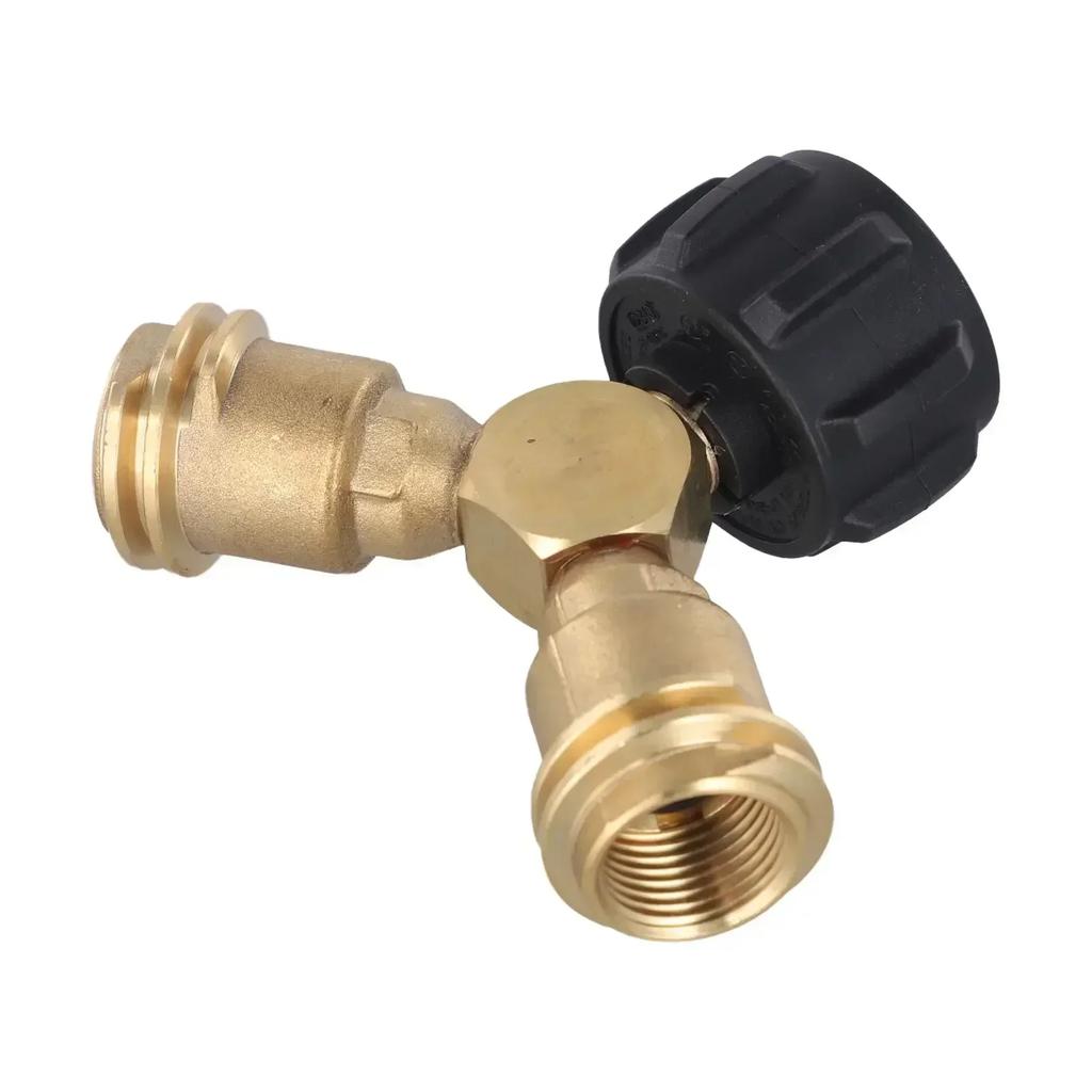 Connectors Compatibility Propane Tank Y Splitter Adapter Compatibility Compatibility Easy Installation High Quality