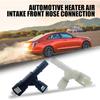 2 PCS Car Heater Inlet Hose Joint, Three-way Plastic Cooling Connector Accessories, Original Replacement 15055343 15055342, Compatible with Select