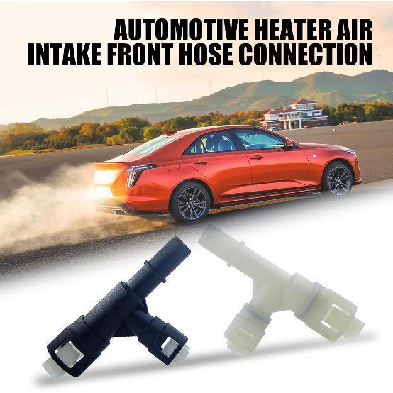 2 PCS Car Heater Inlet Hose Joint, Three-way Plastic Cooling Connector Accessories, Original Replacement 15055343 15055342, Compatible with Select