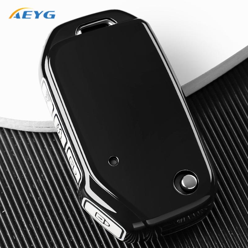 Tpu Car Folding Key Case Cover For Kia Sportage R Stinger Gt Sorento Ceed Cd Cerato Forte Fob Keychain Accessories