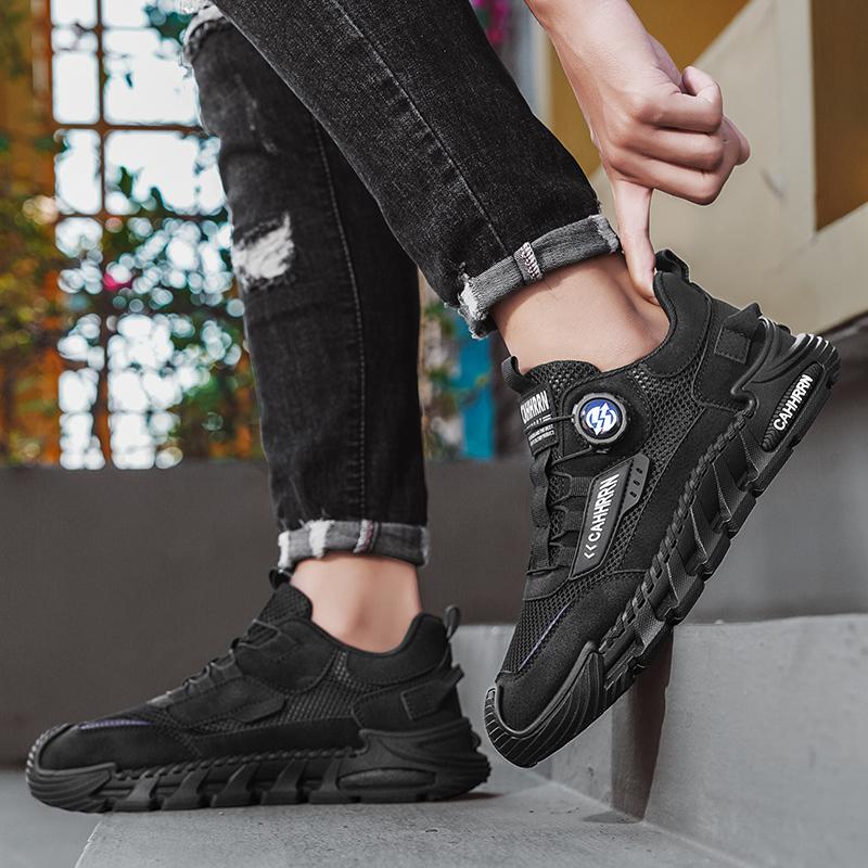 Outdoor Men's Casual Sneakers Comfortable Walking Shoes Slip On Running Shoes Breathable Hiking Shoes Wading Shoes Sport Shoes