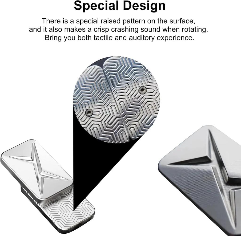 Hot Magnetic Metal EDC Push Slider Fidget Toy Premium Stress Relief Anxiety Relief Desk Magnetic Physics Gadget Gifts for Adults