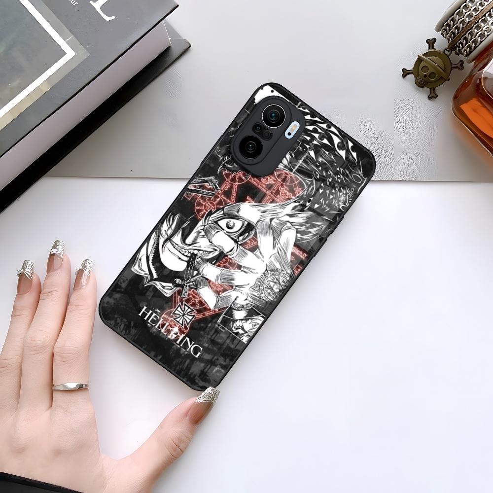 

Alucard Hellsing Anime Phone Case for Xiaomi 15 14 13 12 Mi 11 Pro ultra Lite glass Cover Xiaomi Mi 11 Ultra