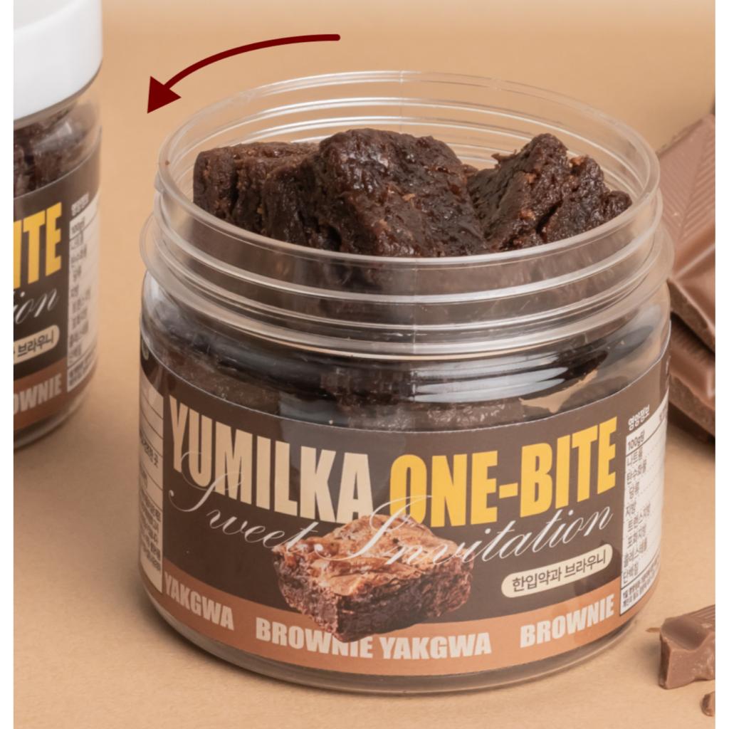 [YUMILKA] Mini One-Bite Yakgwa 130g 4Types(Matcha, Cinnamon, Brownie, Sweet Pumpkin)
