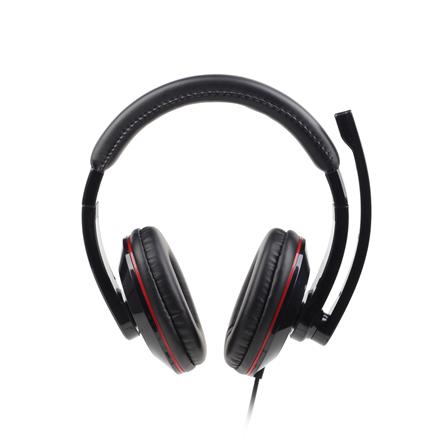 Wired headphones Gembird  HEADSET STEREO USB BLACK/MHS-U-001