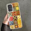 Italian Sicilian Style Floral Pattern Soft Phone Case for Samsung A17 A16 A15 A14 A13 A57 A56 A55 A54 A53 A37 A36 A35 A34 A33 A2