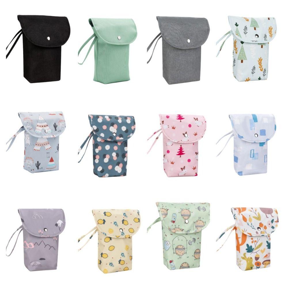 Cartoon Mommy Handbag Oxford Cloth Diaper Storage Bag Portable Baby Diaper Bag  Going Out