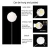 3D Santa Claus Christmas Lights LED Night Light Hanging Lamp With Suction For Door Window Holiday Decoration Fairy Lights