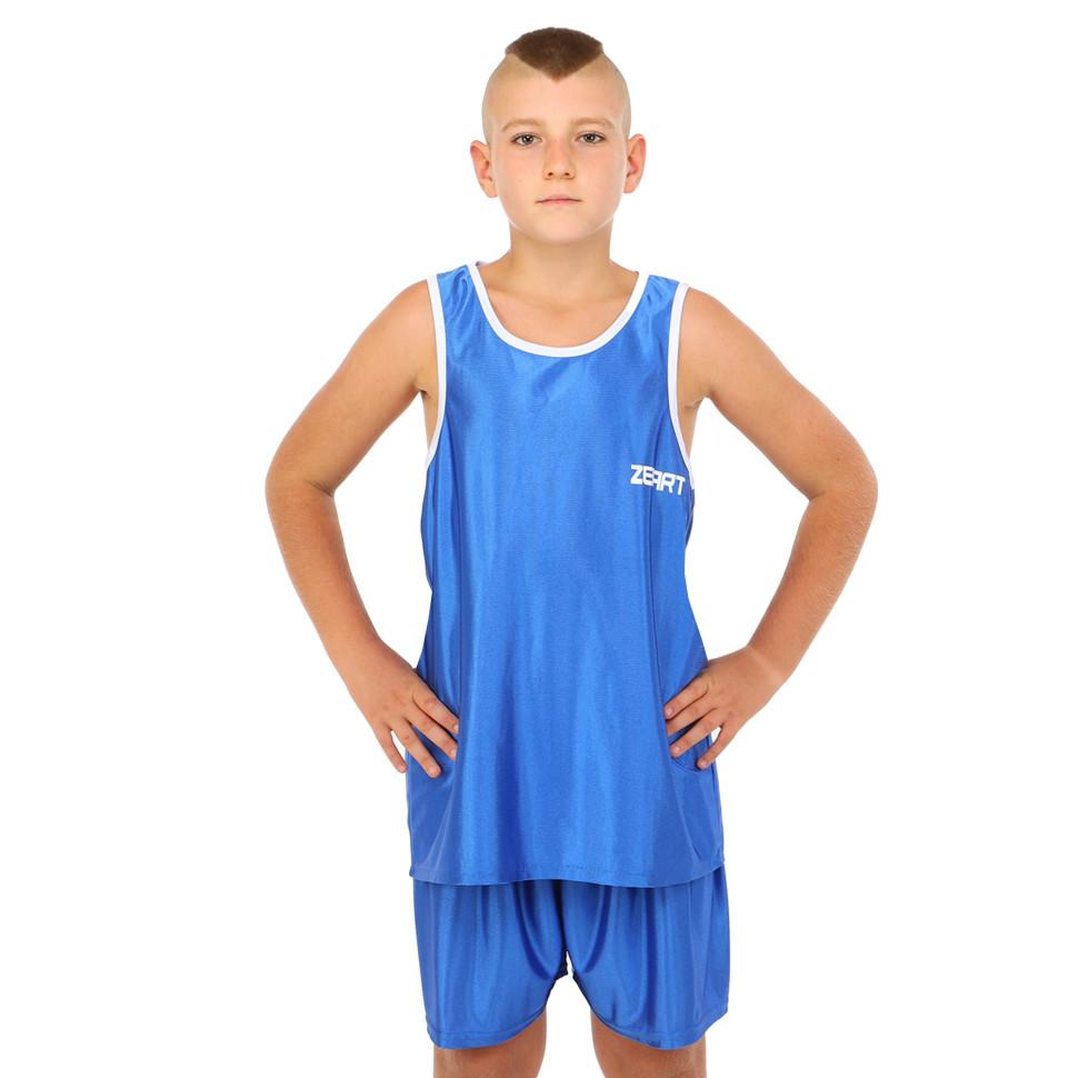 

Форма боксерська дитяча майка та шорти Zelart CO-8943-BL XL