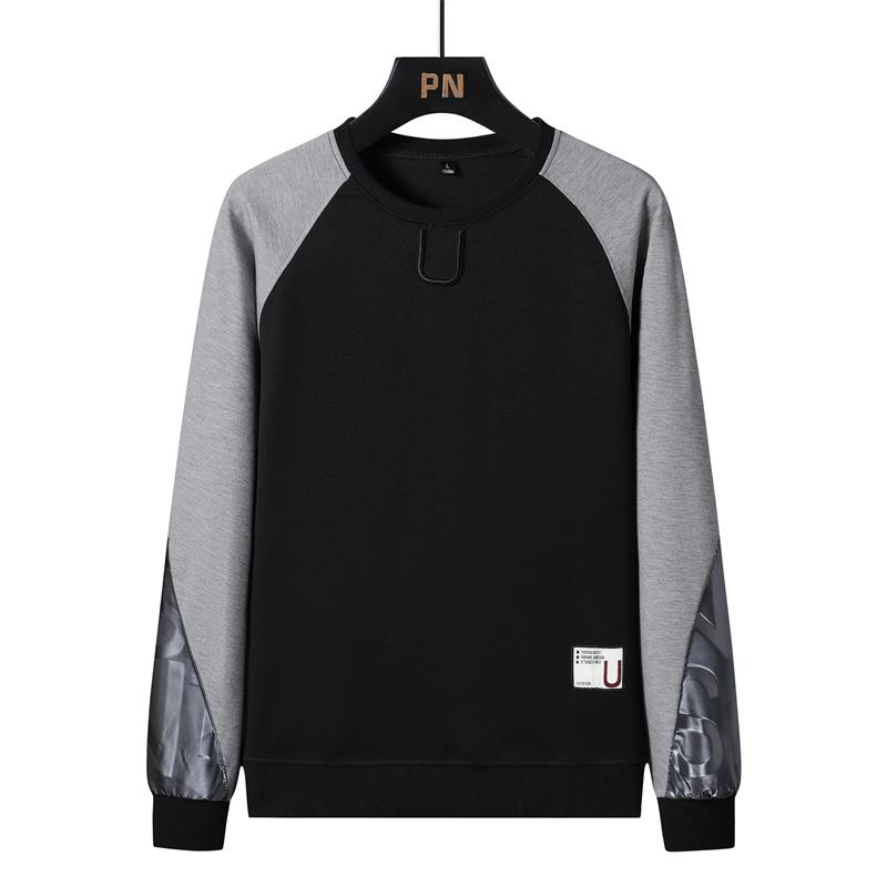 

Новая осенне-зимняя мужская толстовка с капюшоном, молодежная версия студенческих леггинсов с круглым вырезом 4XL