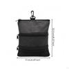 Golf Accessory Pouch with Hanging Hook | Lightweight 40g Design, ThreeCompartment Storage Layout,
