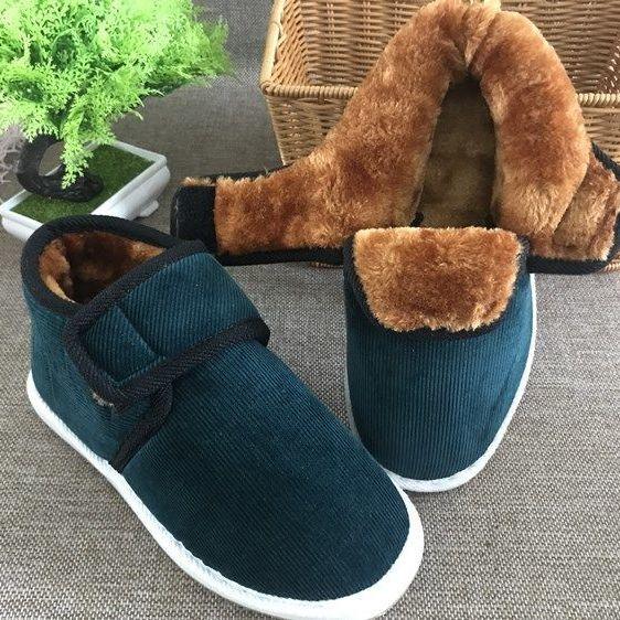 

Женские зимние ботинки с плюшевой подкладкой, женская тканевая обувь в стиле ретро, вышитые ботинки на низком каблуке в национальном стиле 40