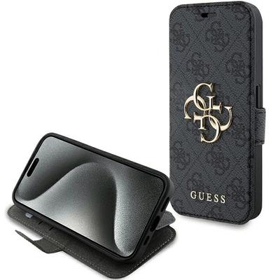 Guess Gubkp15L4Gmggr Iphone 15 Pro 6.1Szary/Grey Book 4G Metal Logo