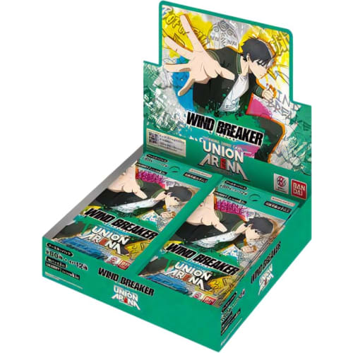 

[Unopened Box] UNION ARENA Union Arena Booster Pack WIND BREAKER UA38BT [Purchase 16 Boxes to Get an Unopened Carton]