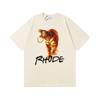 Unisex Oversized Cotton T-Shirt With Creative Graphic Print Streetwear Casual Tee Men Women