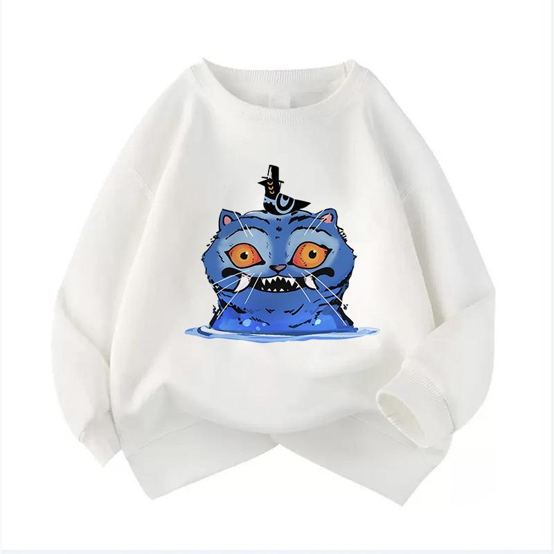 

Hip Hop Crew Neck Saja Boys Hoodie Manga Kids Kpop Demon Hunters Children s Sweatshirt Tiger Harajuku Hoody for Boys Girls 160