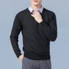 Classic Pullover V-Neck Sweater Men Autumn Winter Cashmere Cotton Blend Warm Jumper Clothes Pull Homme Man Hombres Sweater