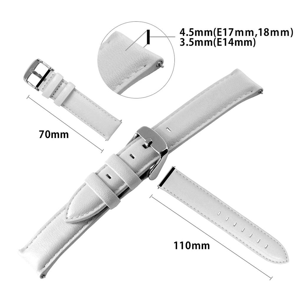 CASSIS Cowhide Leather Watch Waterproof for Daniel Wellington 32mm TYPE DW 14mm Replacement Tool D0029169168014 Strap, Backing, Watches, Sky,