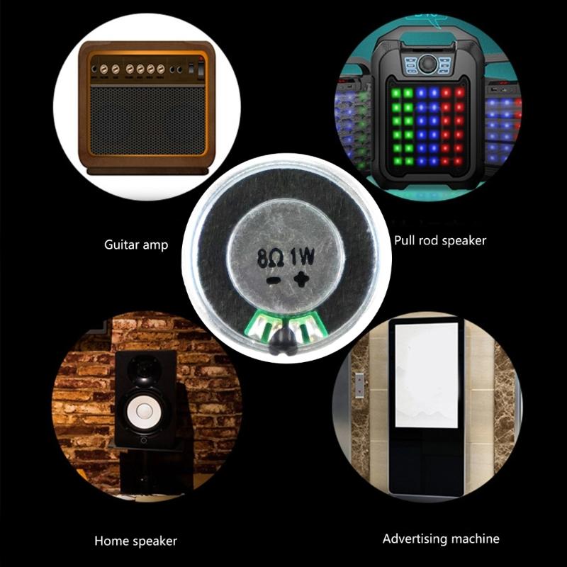 1W 28mm Speakers Diameter 8Ohm Internal Small Magnet Speakers Loudspeaker Set For Auditory Projects 2PCS